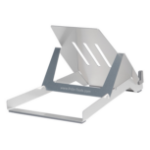 R-Go Tools Laptop holder R-Go Riser Basic, foldable and adjustable laptop riser, aluminum, silver