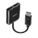 Lindy 38430 interface hub DisplayPort 21600 Mbit/s Black