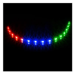 GAMEMAX Viper 300mm ARGB Strip 15 LEDs Magnets & Adhesive Tape 3-Pin ARGB Supports Daisy Chaining
