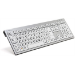 Logickeyboard XLPrint keyboard Office USB QWERTY UK English Aluminium