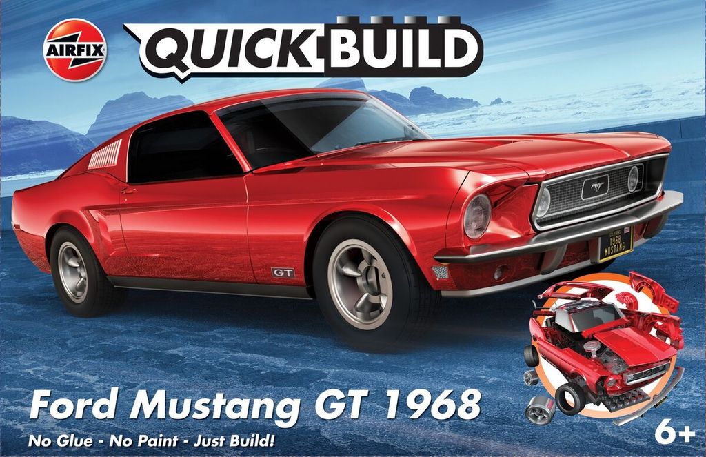 EU Product - Quickbuild Ford Mustang GT 1968 thumbnail