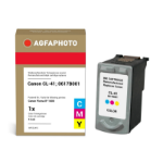 AgfaPhoto APCCL41C inktcartridge 1 stuk(s) Compatibel Normaal rendement Cyaan, Magenta, Geel