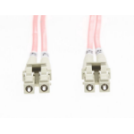 4Cabling 2m LC-LC OS1 / OS2 Singlemode Fibre Optic Cable: Salmon Pink