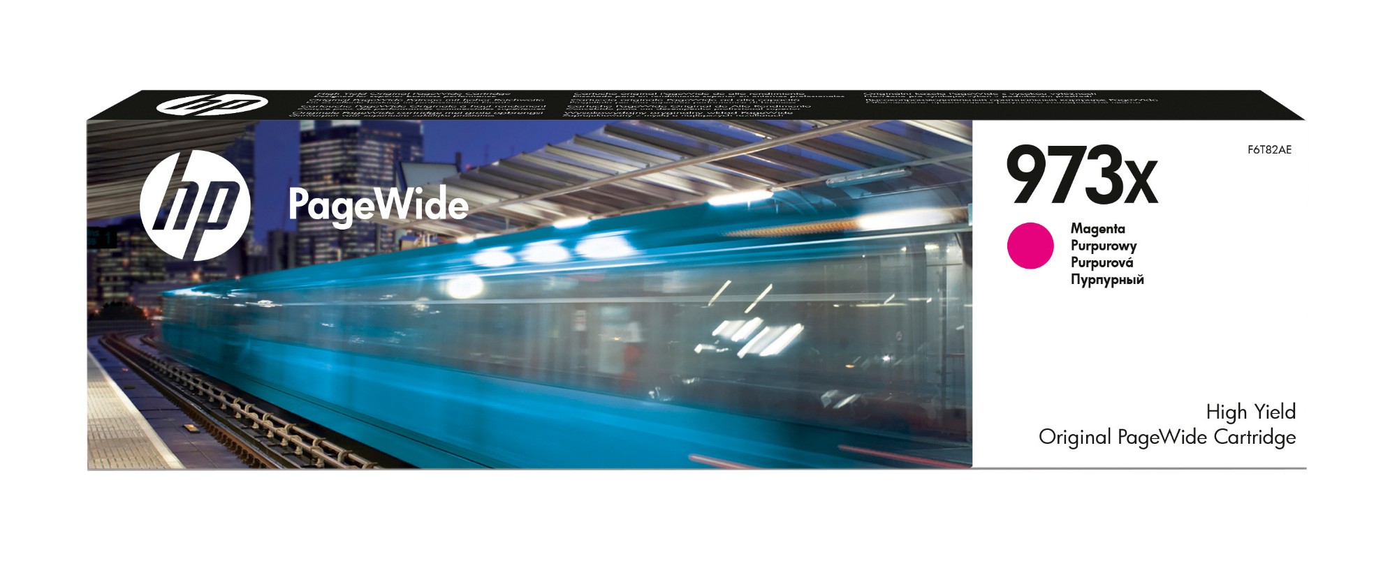 HP F6T82AE/973X Ink cartridge magenta, 7K pages ISO/IEC 24711 82ml for HP PageWide P 55250/Pro 452/Pro 477
