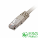 Cablenet 3m Cat5e RJ45 Grey U/UTP PVC 24AWG Flush Moulded Booted Patch Lead (PK 100)