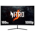 Acer ED0 Nitro ED320QRS3 - 31.5" Full HD (1920x1080), Curved 1500R, 180Hz, 1ms, ZeroFrame, AMD FreeSync Premium Gaming Monitor