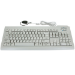 Seal Shield Silver Seal keyboard Universal USB QWERTY US English White