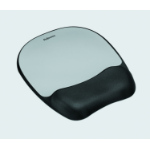 Fellowes 9175801 mouse pad Black, Silver