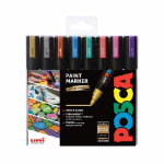 POSCA PC-5M 8er Set Metallic