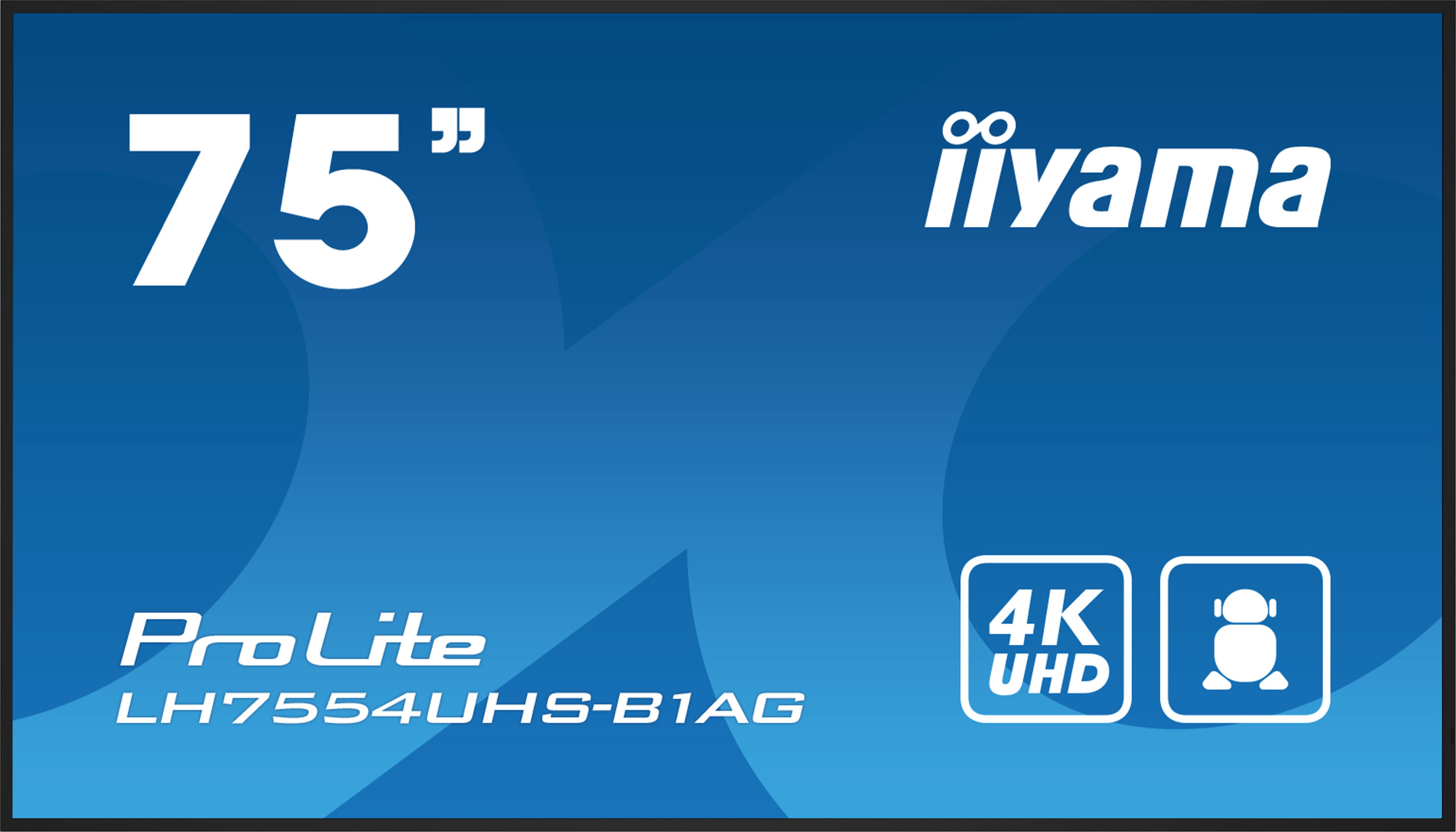 Image of iiyama LH7554UHS-B1AG Signage Display Digital signage flat panel...
