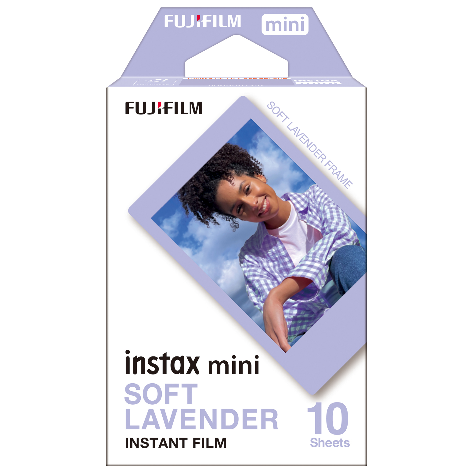 Photos - Other for Computer Fujifilm Instax Mini Soft Lavender Photo Film - 10 Shot Pack 16812376 