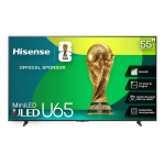 HISENSE Televisor Hisense 55U65QFM - 55 pulgadas, MiniLED, QUANTUM DOT, 4K UHD, 3840 x 2160 Pixeles, FIRE SMART TV