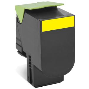 Image of Lexmark 80C2XY0/802XY Toner-kit yellow extra High-Capacity return...