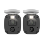 Swann Home 2K DVR Audio/Video Flashing & Spotlight Add-On Bullet Camera 2 Pack