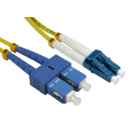 Cables Direct FB2S-LCSC-030Y fibre optic cable 3 m 2x LC 2x SC Yellow