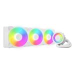 ARCTIC Liquid Freezer III Pro 420 A-RGB (White) - Multi Compatible All-in-One CPU Water Cooler with A-RGB