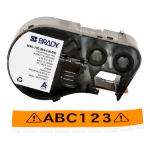 Brady M4C-750-595-OR-BK printer label Black, Orange Self-adhesive printer label