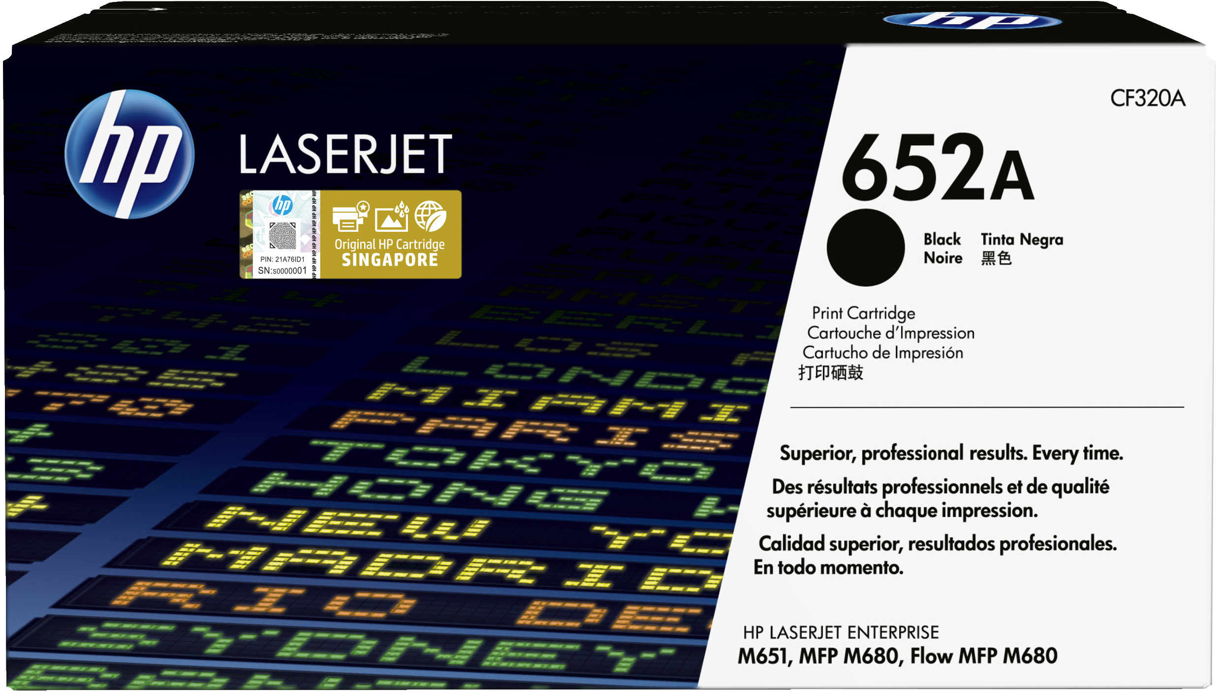 Image of HP CF320A/652A Toner cartridge black, 11.5K pages ISO/IEC 19798...