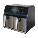 Unold 58685 fryer Double 8 L Stand-alone 1700 W Hot air fryer Black, Grey