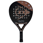 DUNLOP Padel tennis racket DUNLOP RAPID CONTROL 4.0 360g Round Pro-EVA beginner black/silver