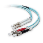 Belkin Fiber Optic Duplex Patch Cable - 32.81ft 2 x LC/ 2 x ST InfiniBand/fibre optic cable 393.7" (10 m) Blue