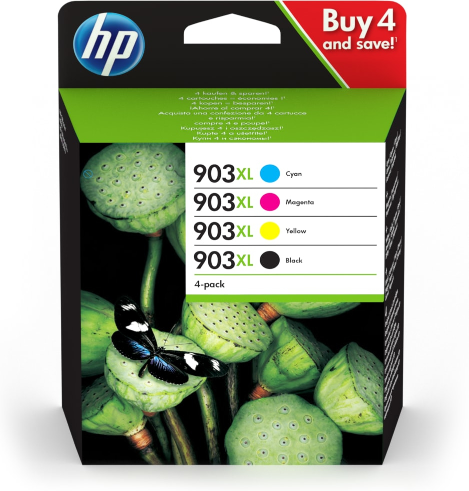 HP 3HZ51AE/903XL Ink Cartridge Multi Pack Bk.C.M.Y high-capacity 21.5m