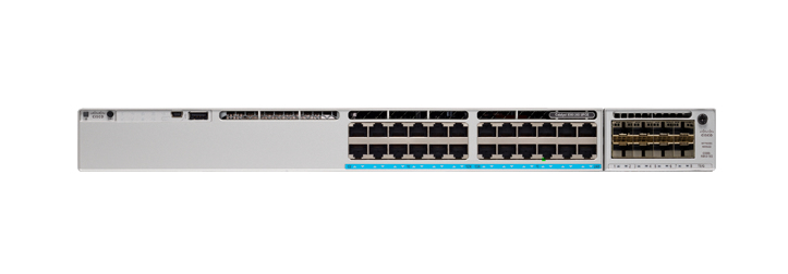Cisco Cisco Catalyst 9300 - Network Essentials - switch - L3 - Managed - 24 x 10/100/1000 (PoE+) - rack-mountable - PoE+ (445 W) - refurbished
