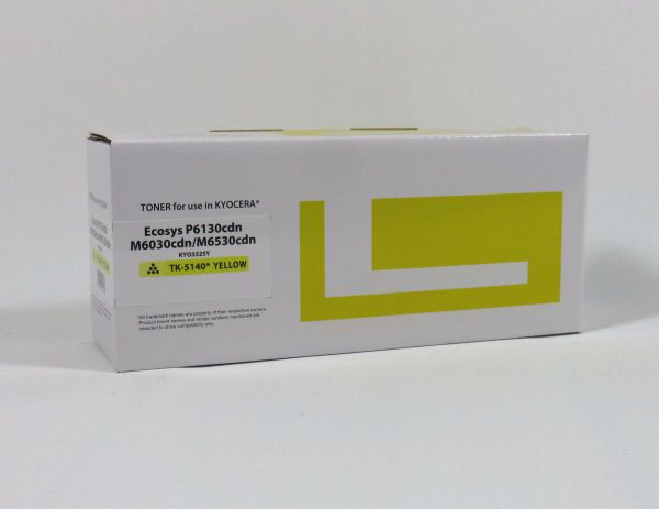 Data Direct Kyocera M6030 6530 P6130 Toner Yellow Compatible TK5140Y