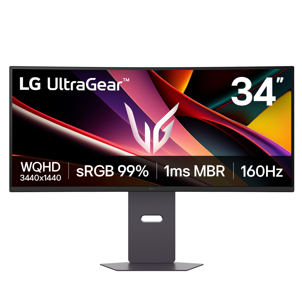 Lg Black Ultragear™ G6 34G600a-B - 34-Inch 160Hz Wqhd Curved Gaming Monitor