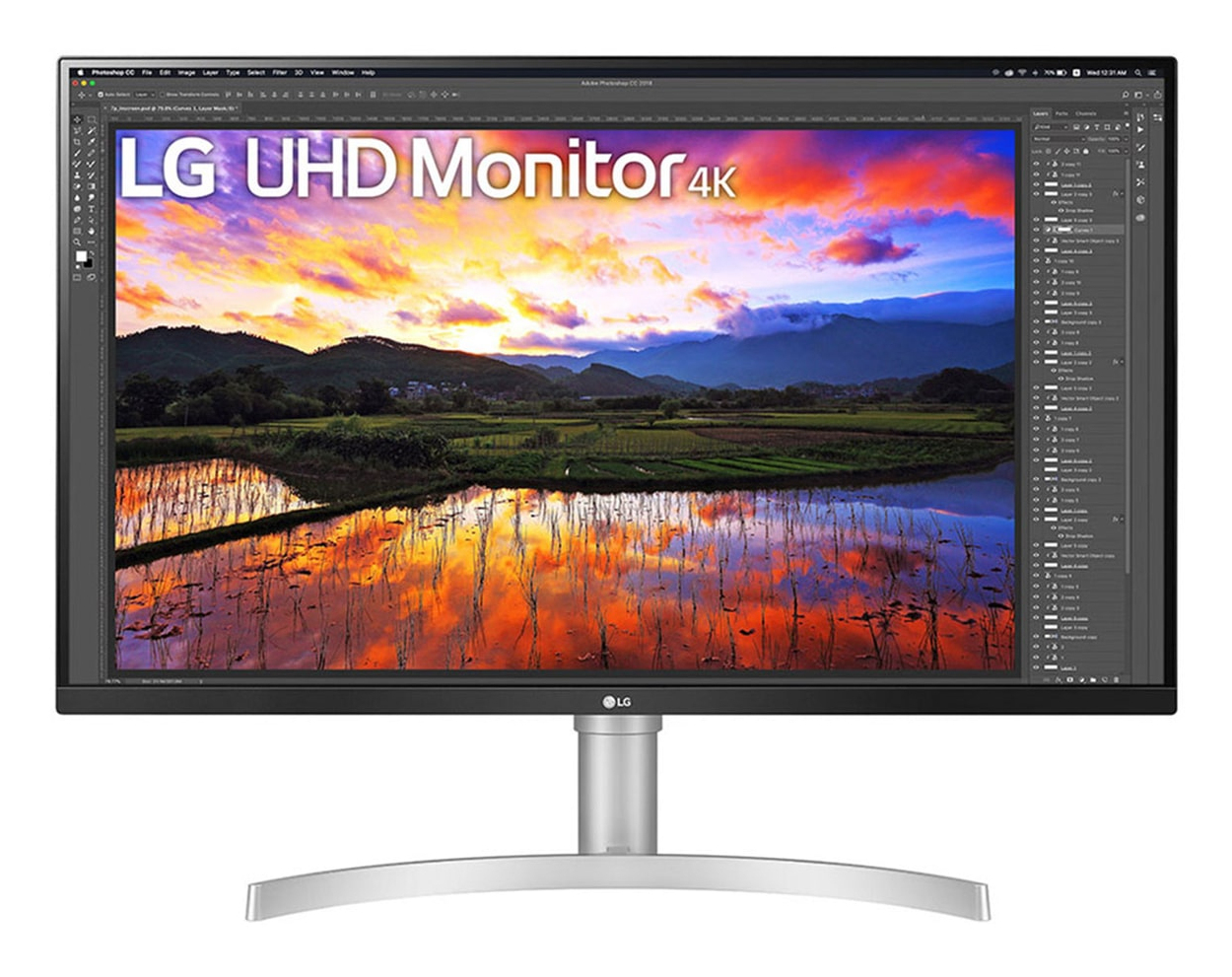 LG 32UN650K-W Computer Monitor 81.3 Cm (32") 3840 X 2160 Pixels 4K Ult