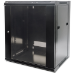 Intellinet 19" Wallmount Cabinet, 12U, 635 (h) x 570 (w) x 600 (d) mm, Max 60kg, Flatpack, Black