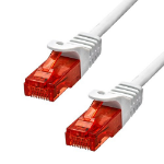 ProXtend CAT6 U/UTP CU LSZH Ethernet Cable White 1M