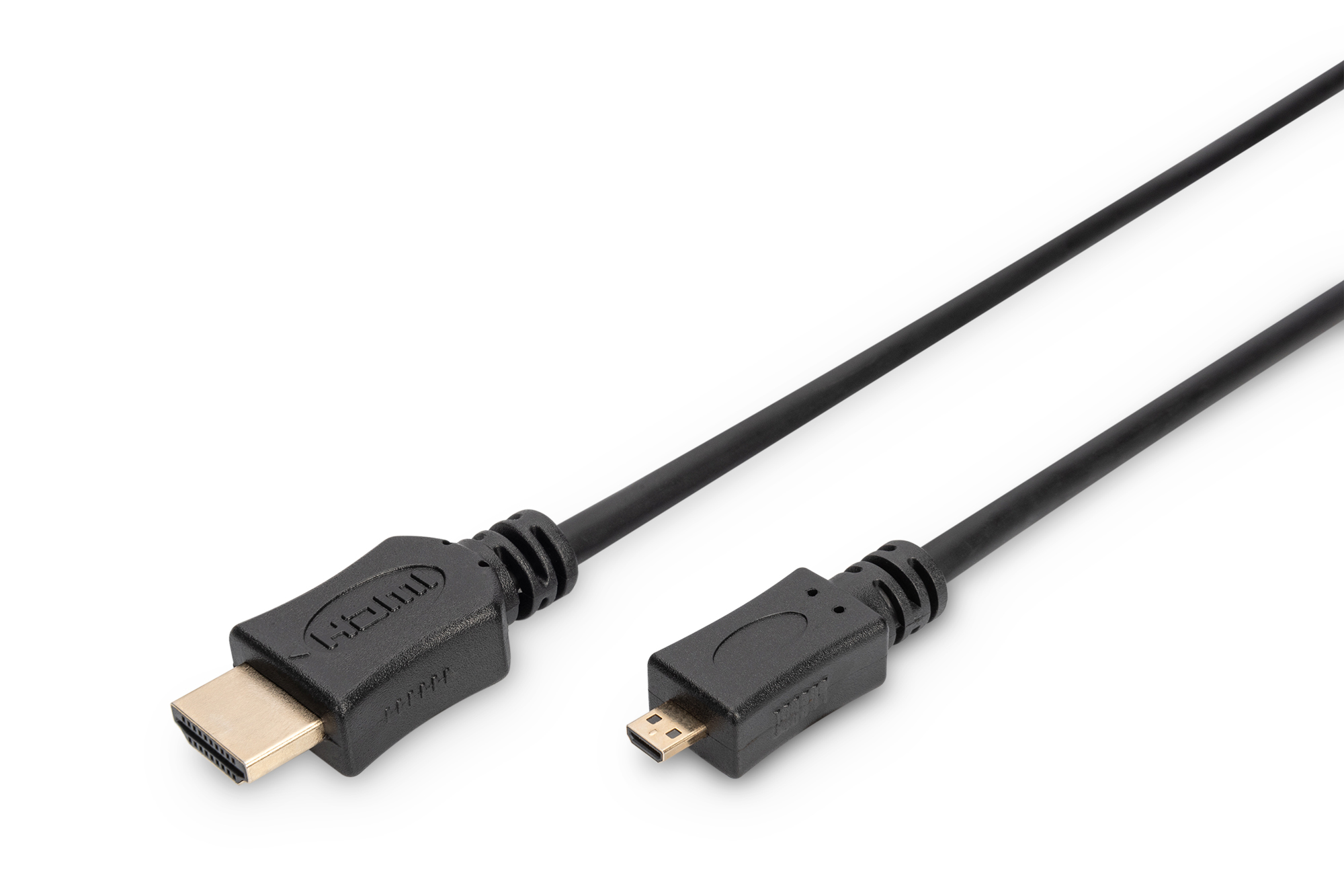 Photos - Cable (video, audio, USB) Digitus HDMI High Speed with Ethernet Connection Cable AK-330109-020-S 