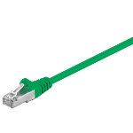 Goobay CAT 5e Patch Cable, F/UTP, green, 1 m