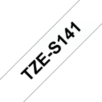 Brother TZE-S141 DirectLabel black on Transparent extra strong 18mm x 8m for Brother P-Touch TZ 3.5-18mm/36mm/6-18mm/6-24mm/6-36mm
