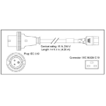 Cisco CAB-AC-2500W-INT= power cable Black 4.26 m IEC 309 C19 coupler