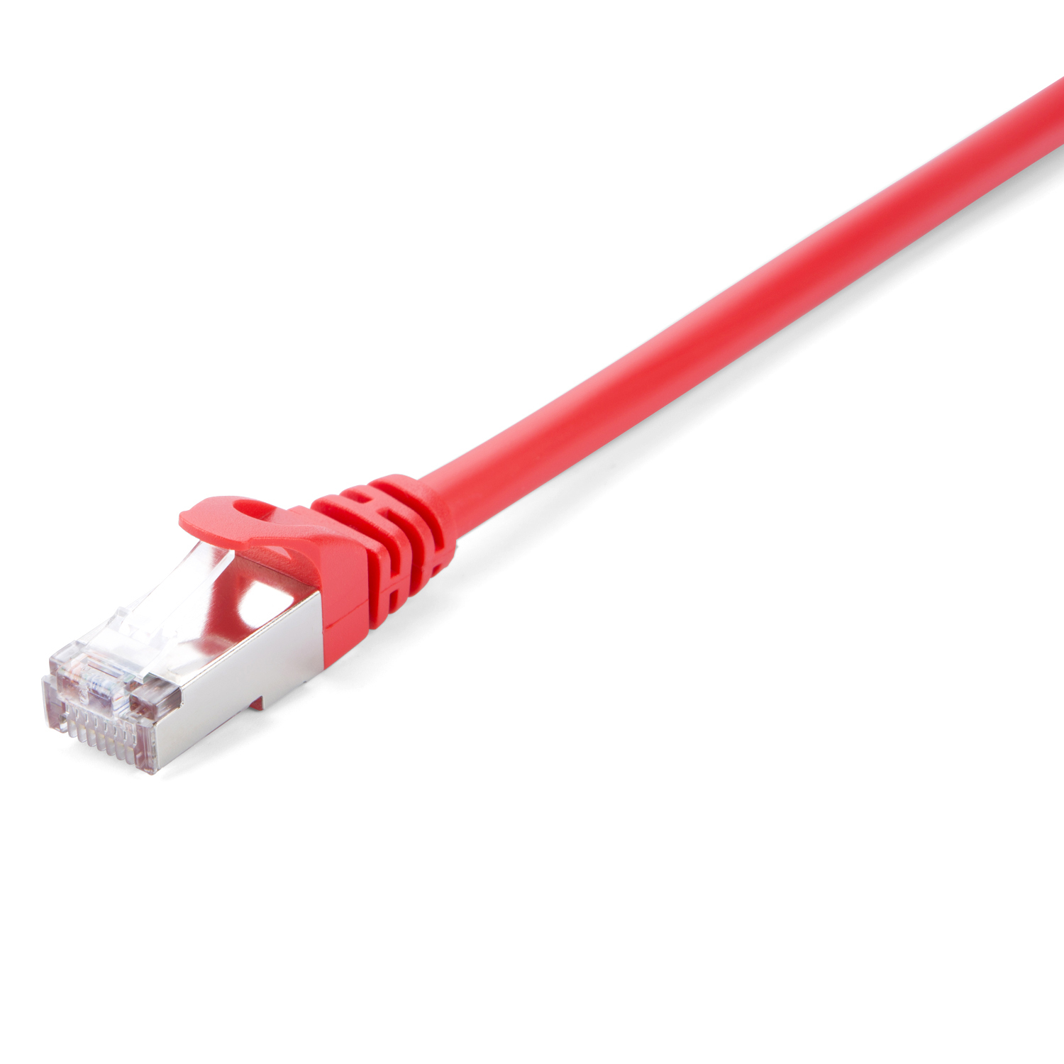 Image of V7 CAT6 Ethernet Shielded STP 01M Red