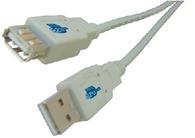 Microconnect USB 2.0 A-A 0.1m M-F USB cable USB A Grey