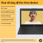 HP 15-fc0004na AMD Ryzen™ 3 7320U Laptop 39.6 cm (15.6") Full HD 4 GB LPDDR5-SDRAM 128 GB SSD Wi-Fi 6 (802.11ax) Windows 11 Home in S mode Silver