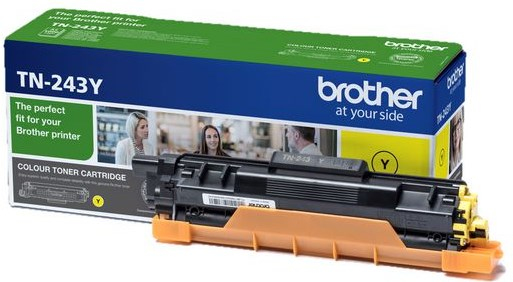 Image of Brother TN-243Y Toner-kit yellow, 1K pages ISO/IEC 19752 for...