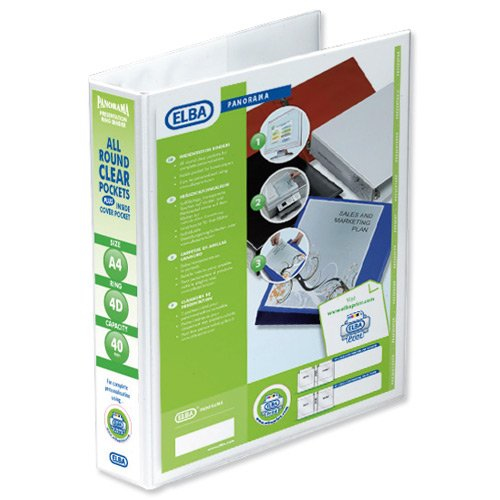 Elba 400008419 ring binder A4 White