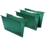 Rexel Crystalfile Classic Foolscap Suspension File Links Green(50)