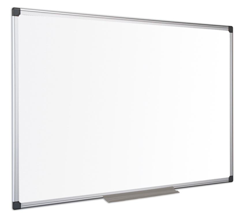 Image of Bi-Office Maya Enamel Whiteboard Aluminium Framed