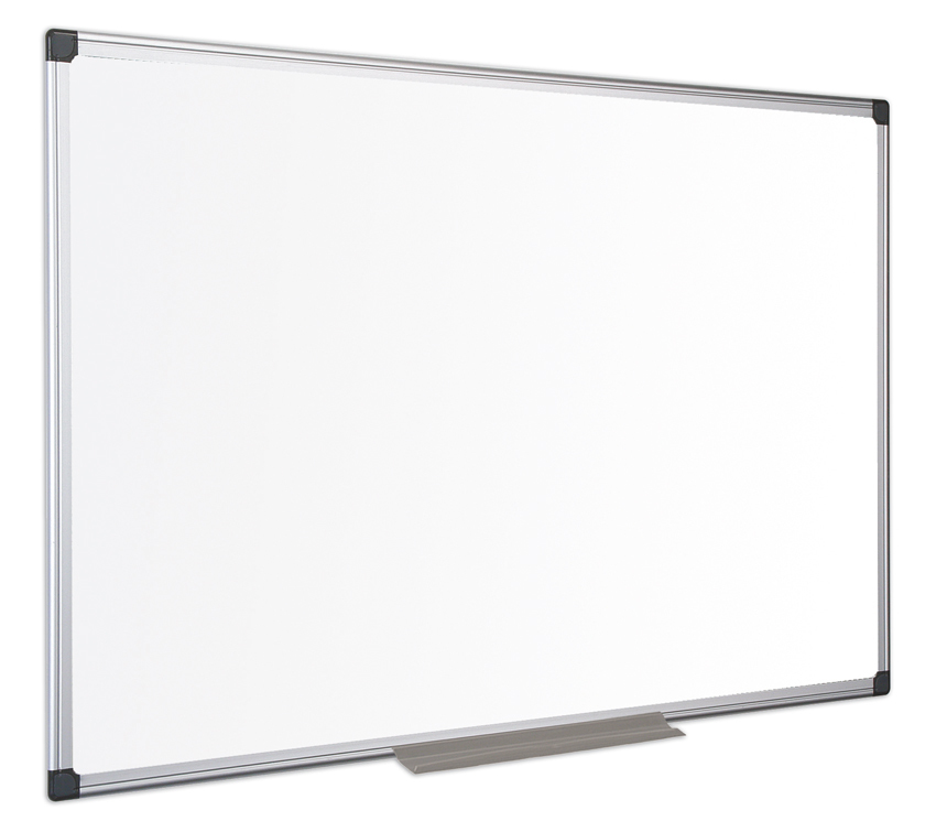 Photos - Dry Erase Board / Flipchart Bi-Office Maya Enamel Whiteboard Aluminium Framed CR0401170 