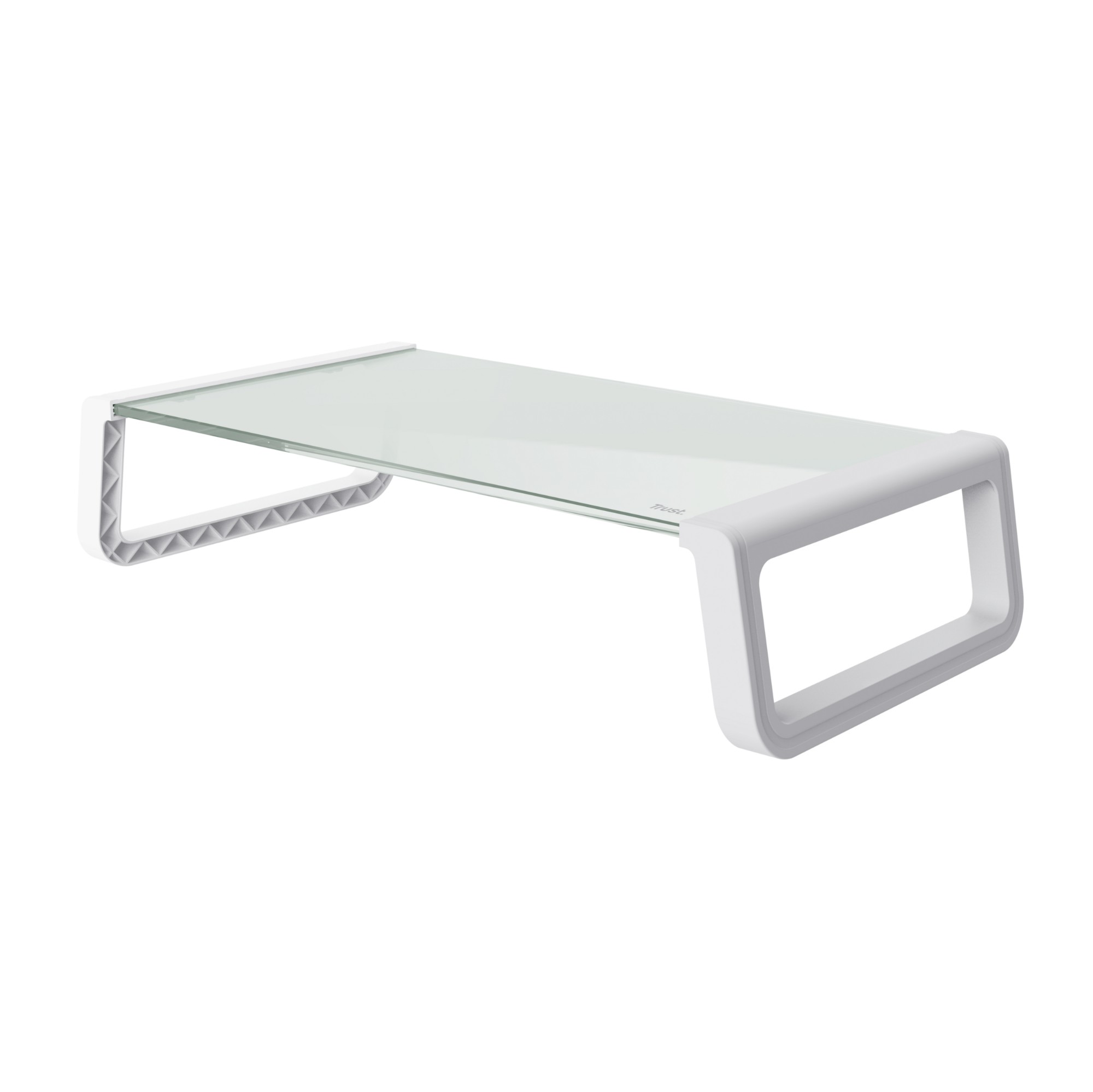 Photos - Mount/Stand Trust 25351 monitor mount / stand Desk Transparent. White 