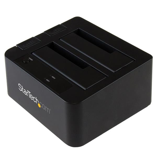 StarTech.com USB 3.1 (10Gbps) Dual-Bay Dock for 2.5"/3.5" SATA SSD/HDDs