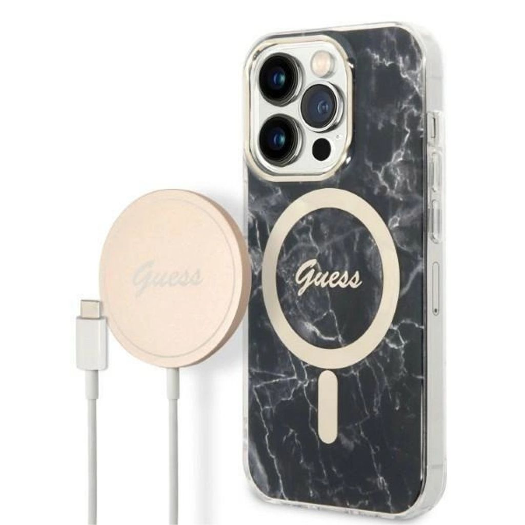 EU Product - Magsafe Case and Charger set for iPhone 14 Pro - Black thumbnail