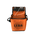 Leba NoteBag Orange 5, USB-A (UK plug), 12 watts available per device, USB 2.0