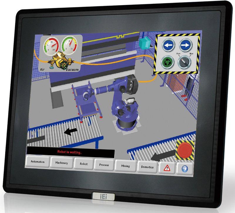 Image of Moxa 12" LCD MONITOR, TOUCH, PROJEC