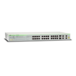 Allied Telesis AT-FS750/28PS-50 Géré Fast Ethernet (10/100) Connexion Ethernet, supportant l'alimentation via ce port (PoE) 1U Gris
